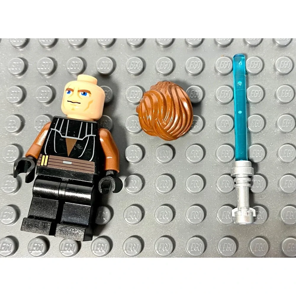 Lego Star Wars Anakin Skywalker Minifigure Blue Lightsaber Set 8098 Clone Wars